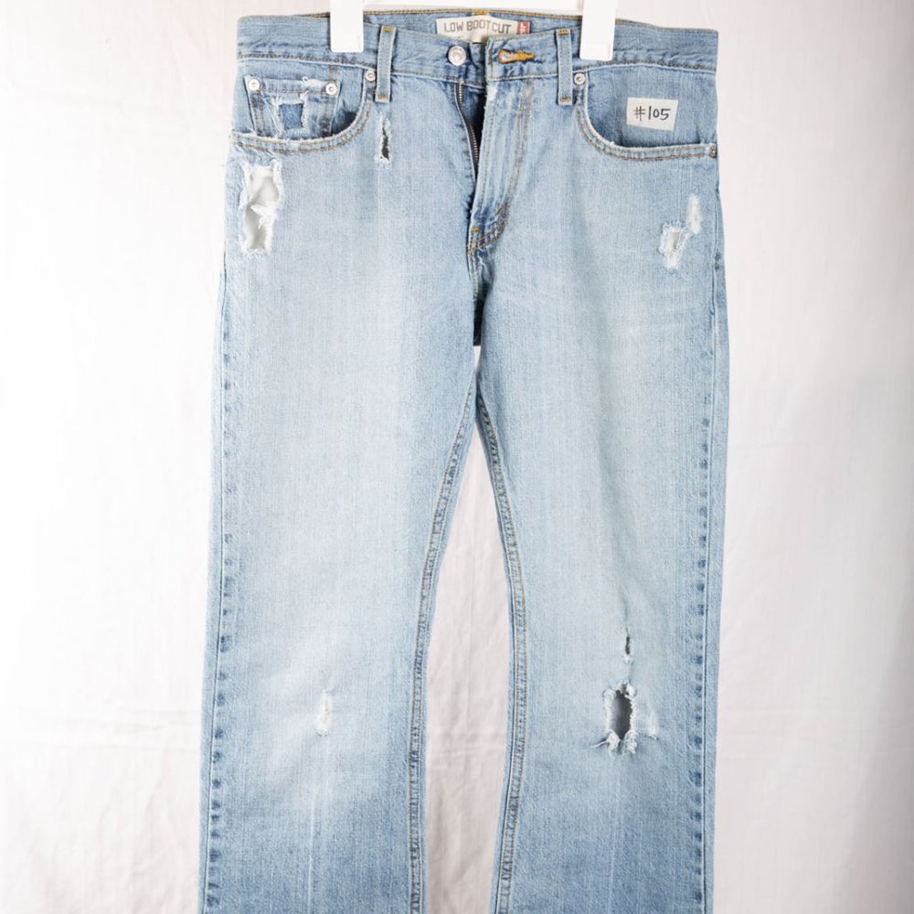 Men's Levi's 527 Bootcut Distressed Jeans 32x32